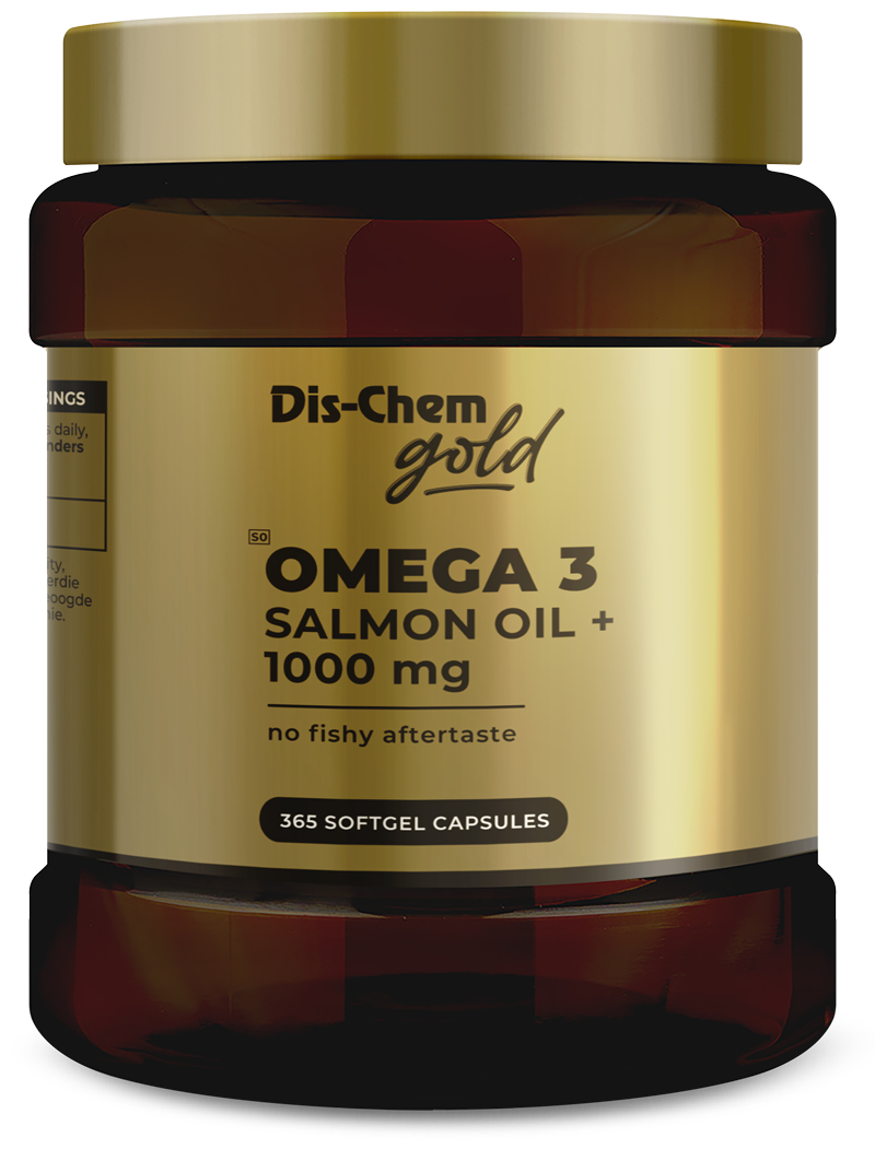Omega 3 + Salmon Oil 1000mg - 365 Capsules Featured